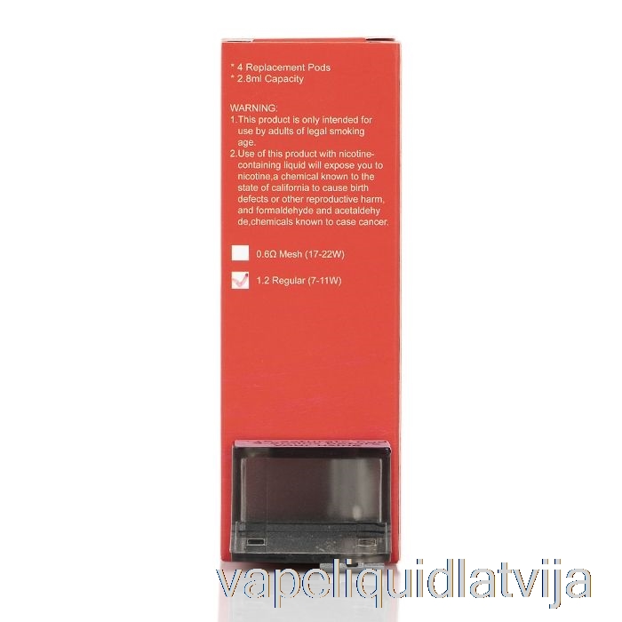 Hugo Vapor Kylin Nomaiņas Pods 1.2ohm Pods Vape šķidrums
